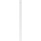 Ekena Millwork Plain PVC Pilaster w/Standard Capital & Base, 7"W x 120"H x 2"P PILP07X120SM01-2 - alternate 2
